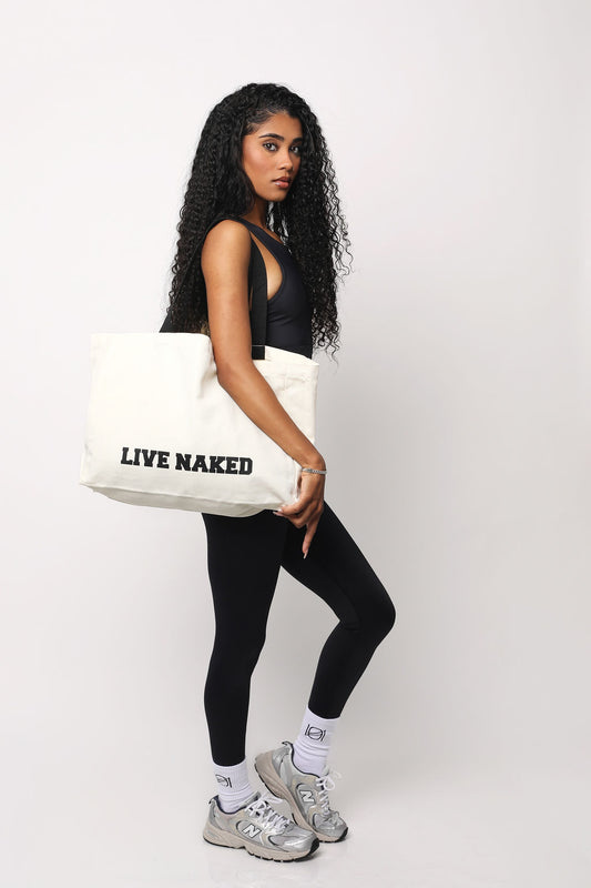 Live Naked Market Tote